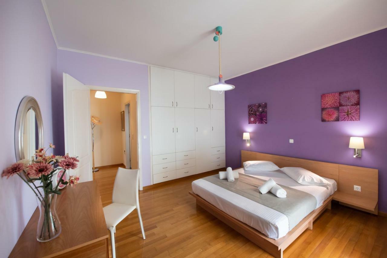 Violet Luxury Villa Kalligoni Exteriör bild